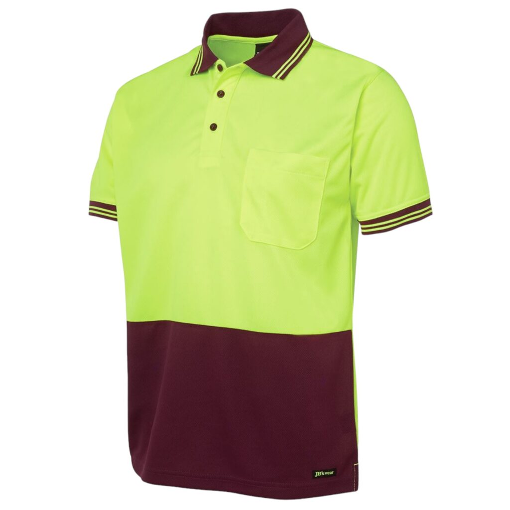 JB'S HI VIS S/S TRADITIONAL POLO 6HVPS